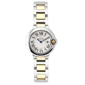 Cartier Women's W69007Z3 Ballon Bleu Stainless Steel and 18K Gold Watch