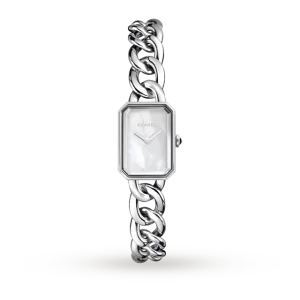 Chanel Premiere Mother of Pearl Dial Stainless Steel Ladies Watch H3249