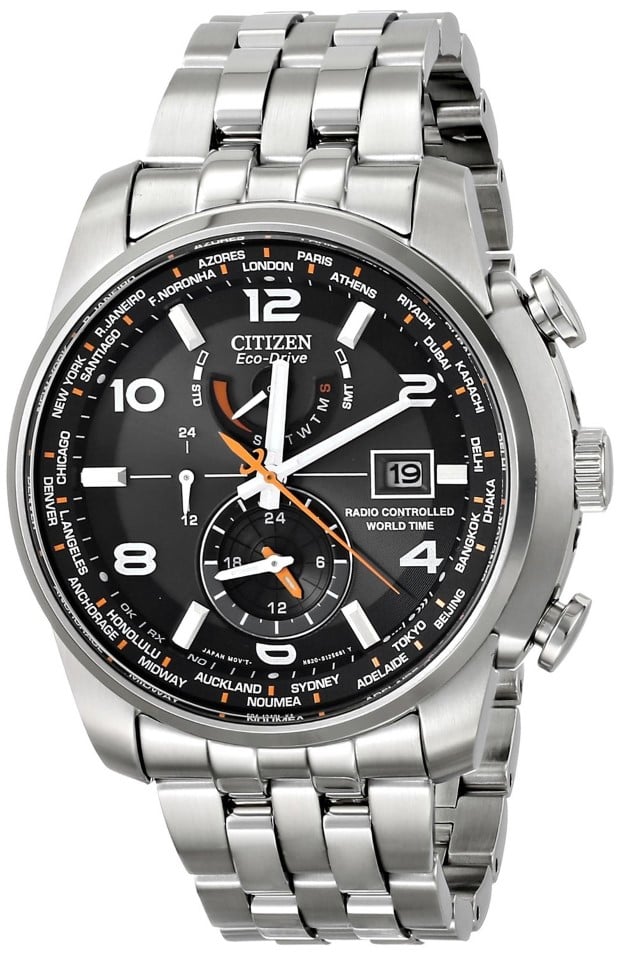 Citizen Men's AT9010-52E "World Time A-T" Stainless Steel Eco-Drive Watch