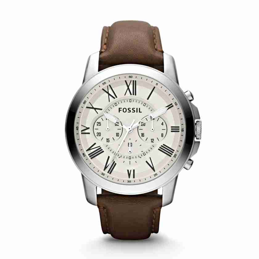 Fossil FS4735 Grant Brown Leather Watch