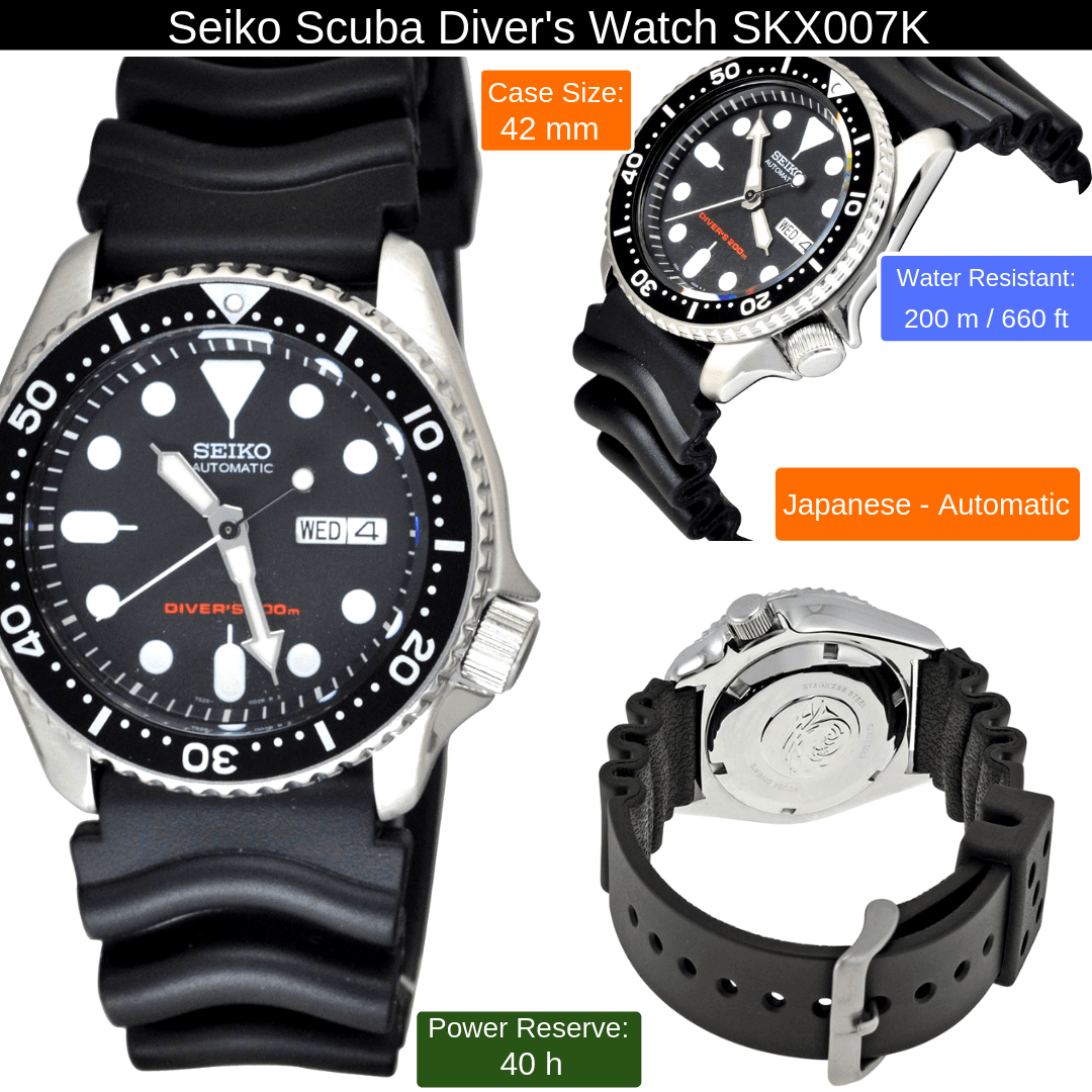 seiko scuba diver watch